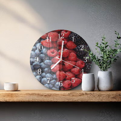 Reloj de pared redondo bayas