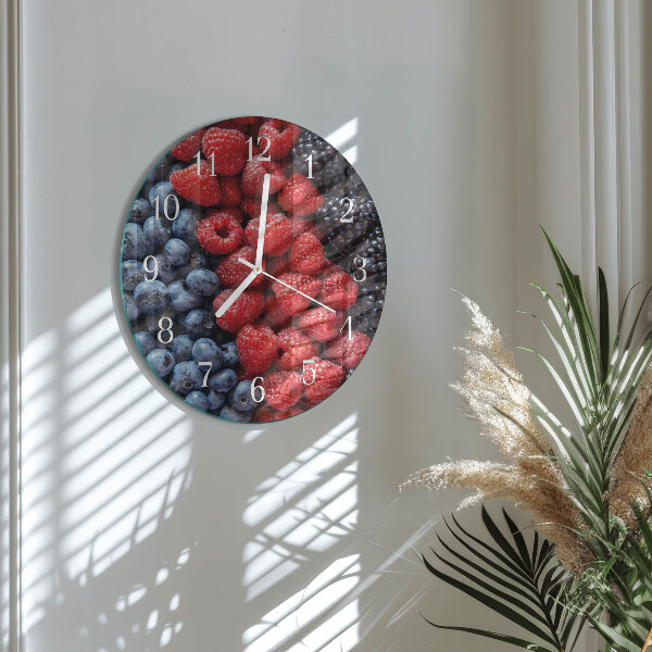 Reloj de pared redondo bayas