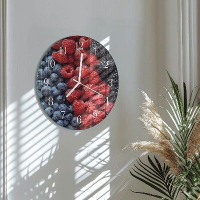 Reloj de pared redondo bayas