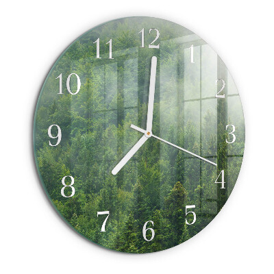 Reloj de pared redondo Bosque brumoso