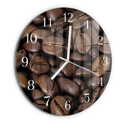 Reloj de pared redondo Café