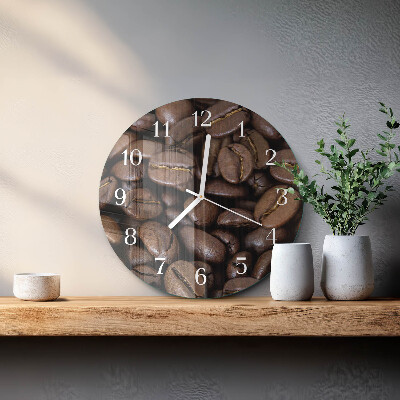 Reloj de pared redondo Café