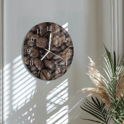 Reloj de pared redondo Café