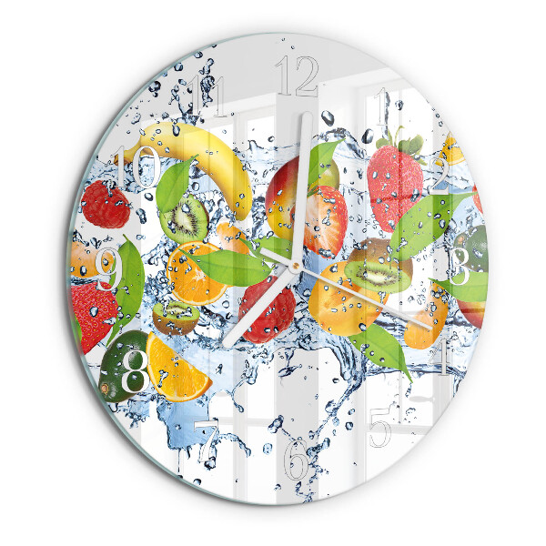 Reloj de pared redondo Agua de frutas