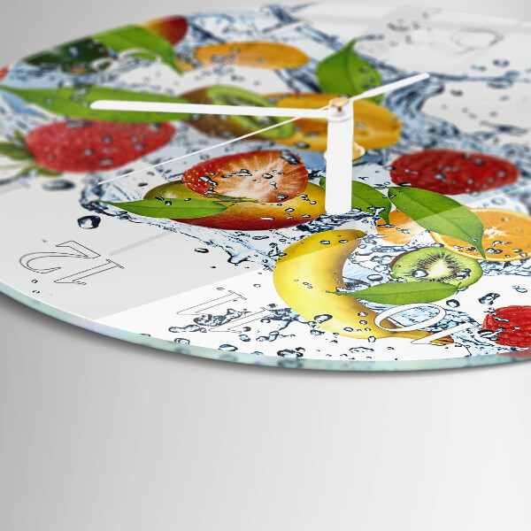 Reloj de pared redondo Agua de frutas
