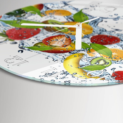 Reloj de pared redondo Agua de frutas
