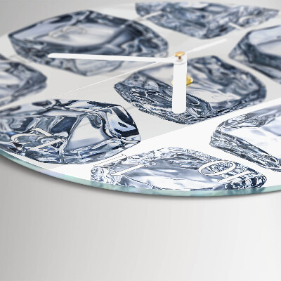 Reloj de pared redondo Hielo