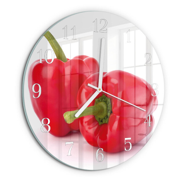 Reloj de pared redondo Pimienta