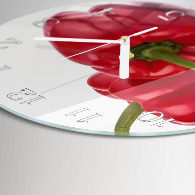 Reloj de pared redondo Pimienta