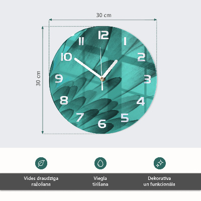 Reloj de pared redondo Café
