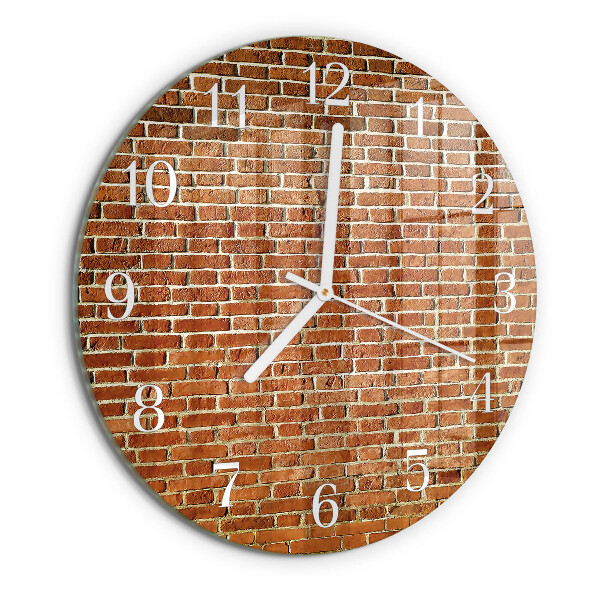 Reloj de pared redondo Ladrillo