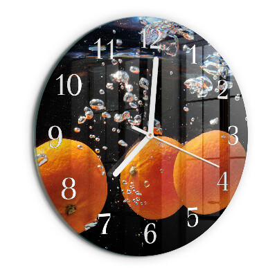 Reloj de pared redondo Naranjas