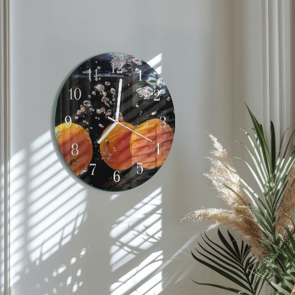 Reloj de pared redondo Naranjas