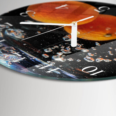 Reloj de pared redondo Naranjas