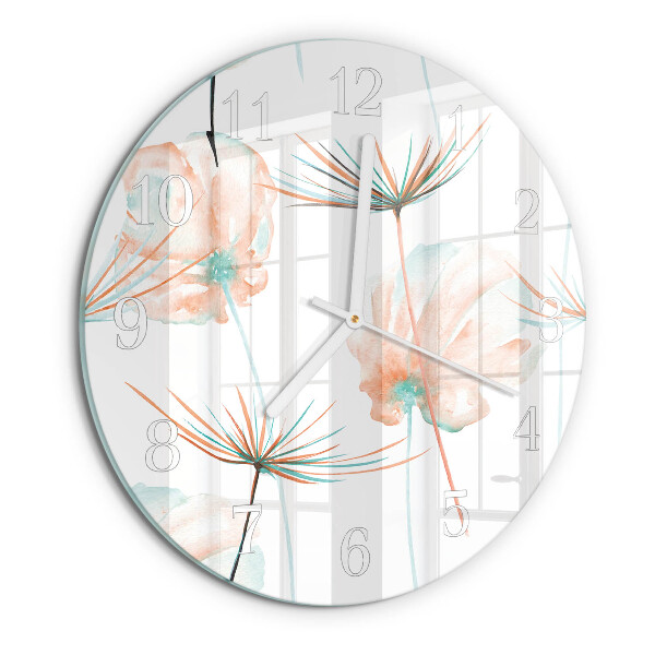 Reloj de pared redondo Dientes de león