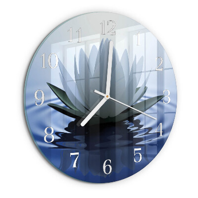 Reloj de pared redondo Nenúfar