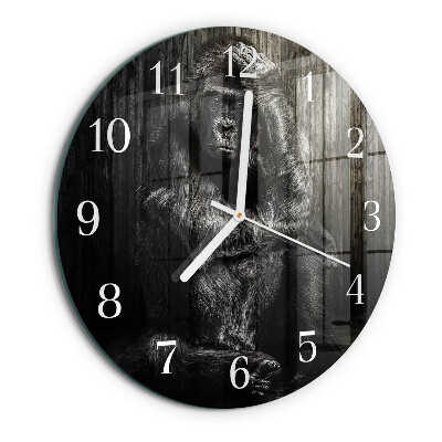 Reloj de pared redondo Gorila