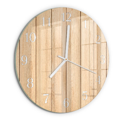 Reloj de pared redondo Madera
