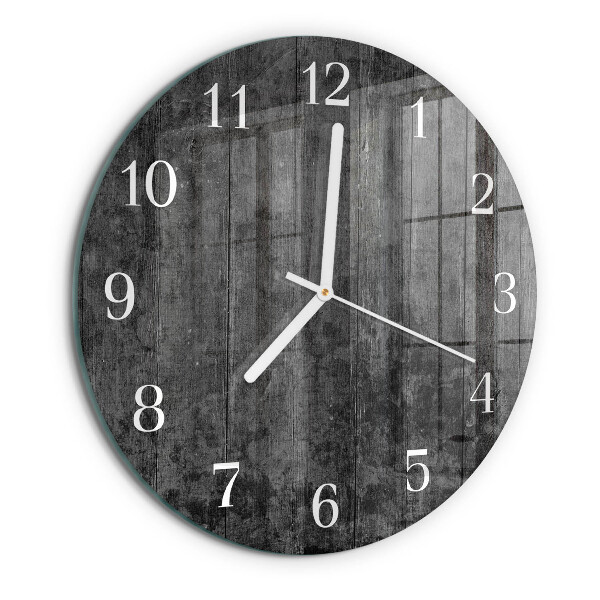 Reloj de pared redondo Madera