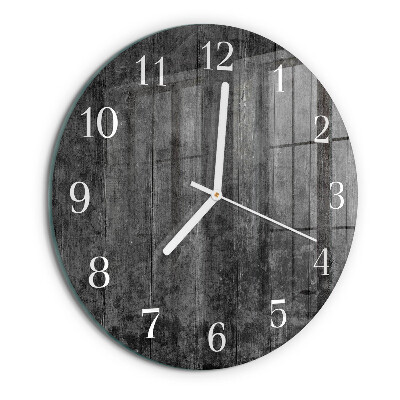 Reloj de pared redondo Madera