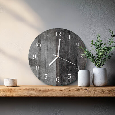 Reloj de pared redondo Madera