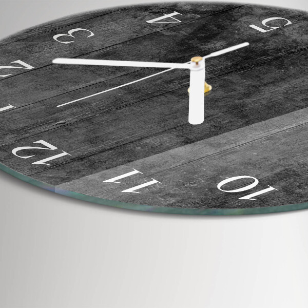 Reloj de pared redondo Madera