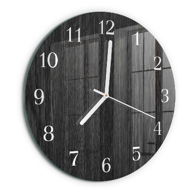Reloj de pared redondo Madera