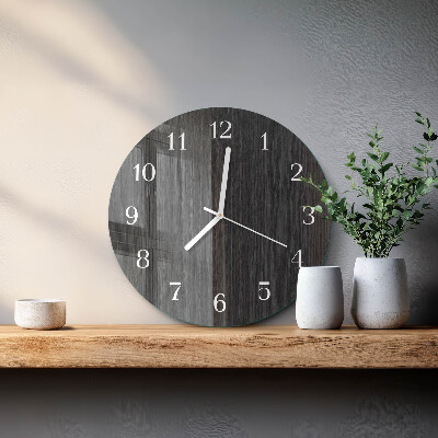 Reloj de pared redondo Madera
