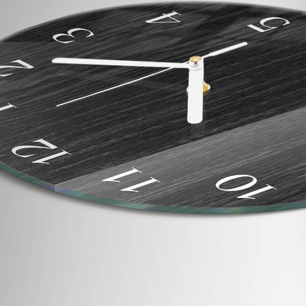 Reloj de pared redondo Madera
