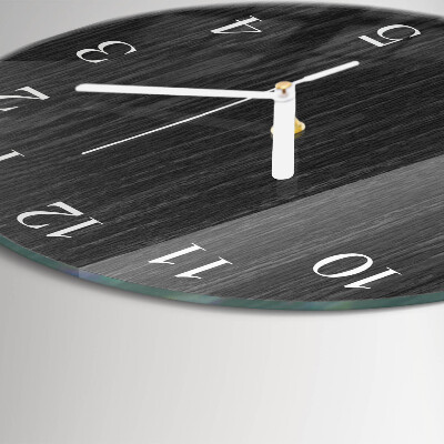 Reloj de pared redondo Madera