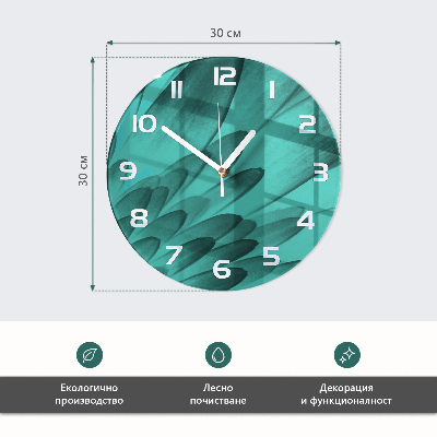 Reloj de pared redondo Fruta