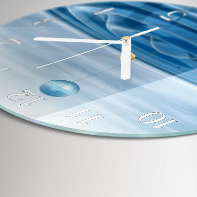 Reloj de pared redondo Agua