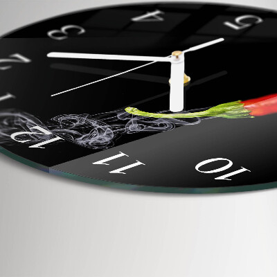 Reloj de pared redondo Ají picante
