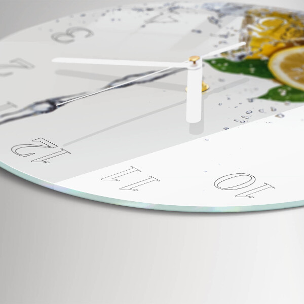 Reloj de pared redondo Limones