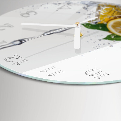 Reloj de pared redondo Limones