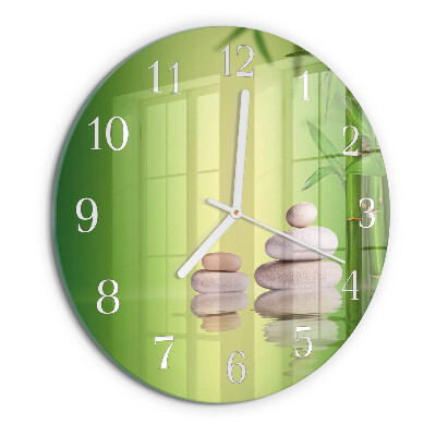 Reloj de pared redondo Piedras zen