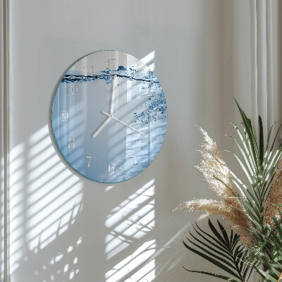 Reloj de pared redondo Agua