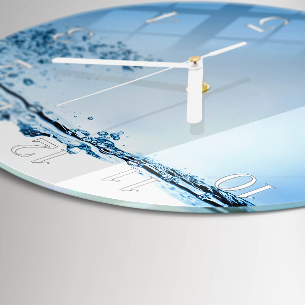 Reloj de pared redondo Agua