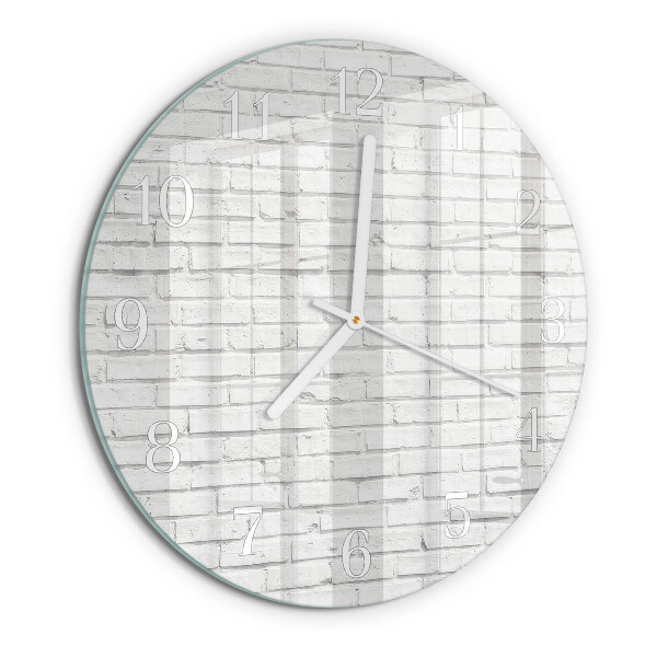 Reloj de pared redondo Muro de ladrillo