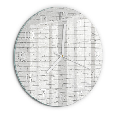 Reloj de pared redondo Muro de ladrillo