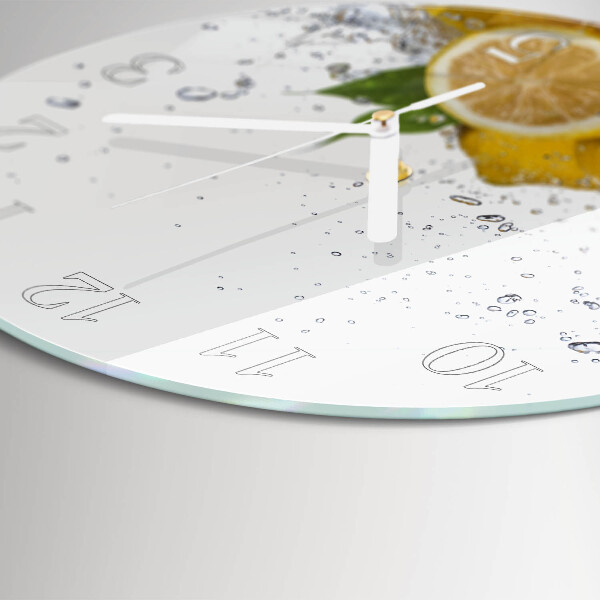 Reloj de pared redondo Limones