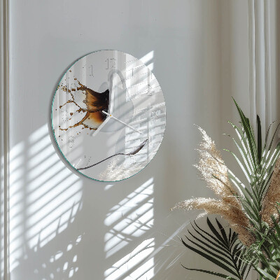Reloj de pared redondo Taza de café