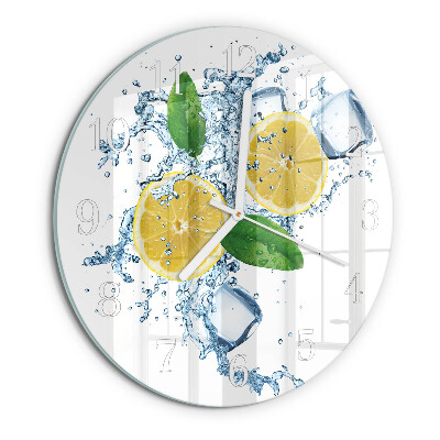 Reloj de pared redondo Cítrico