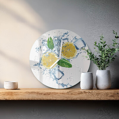 Reloj de pared redondo Cítrico