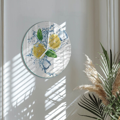 Reloj de pared redondo Cítrico
