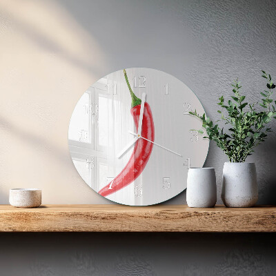 Reloj de pared redondo Ají picante