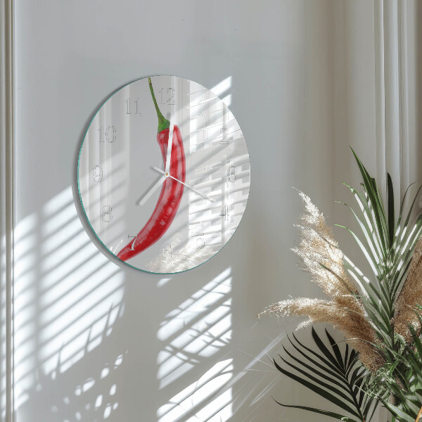Reloj de pared redondo Ají picante