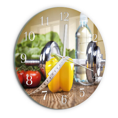 Reloj de pared redondo Pimienta