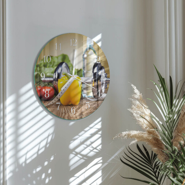 Reloj de pared redondo Pimienta