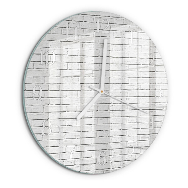Reloj de pared redondo Muro de ladrillo